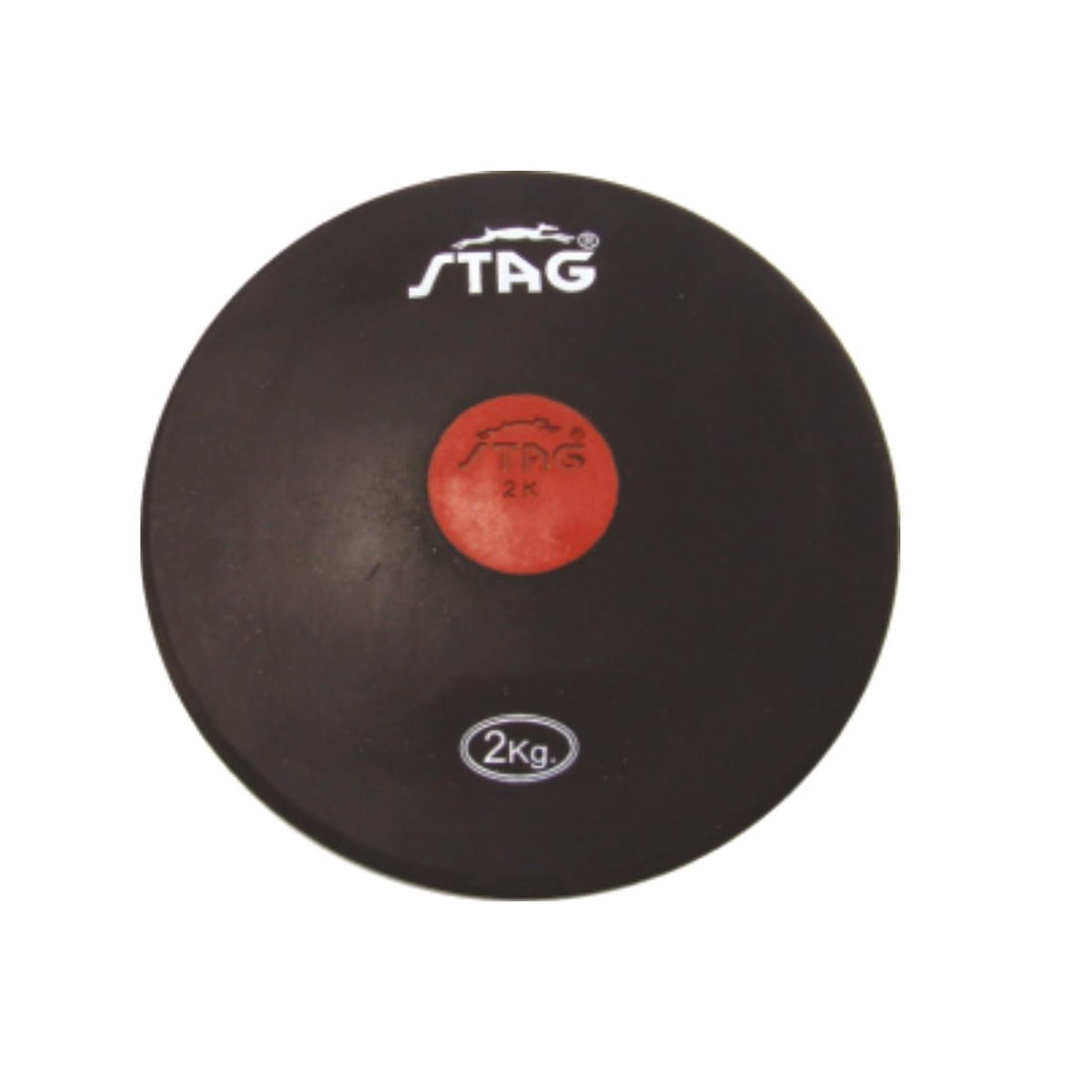STAG DISCUS BLACK SYNTHETIC RUBBER 2.5 KG