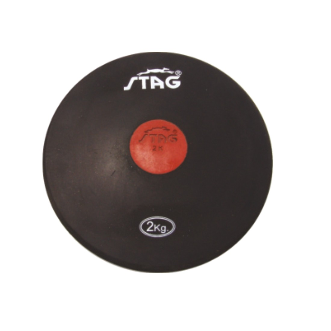 STAG DISCUS BLACK SYNTHETIC RUBBER 3.5 KG