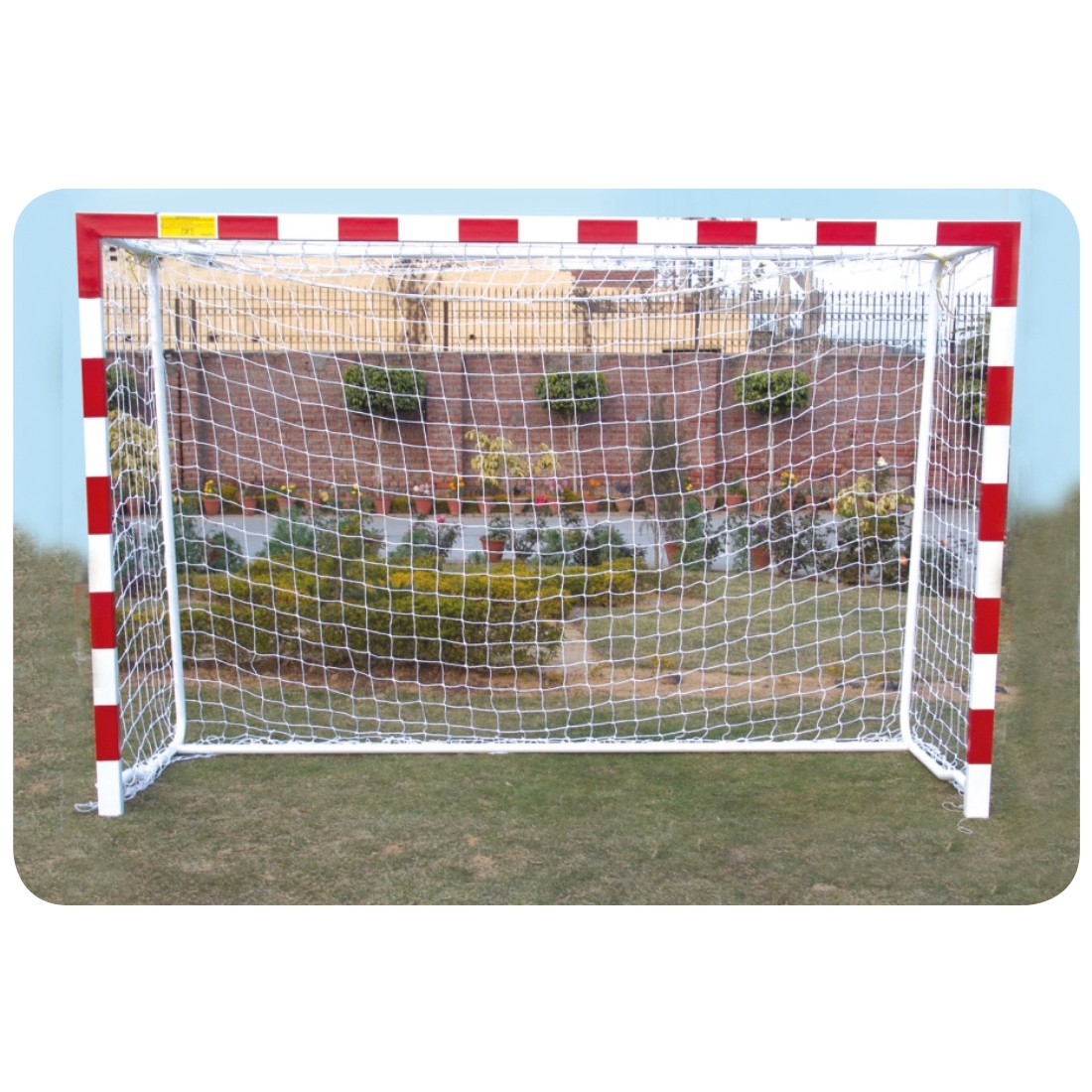 HANDBALL GOAL POST STEEL WITH 40MM BACK SUPPORT