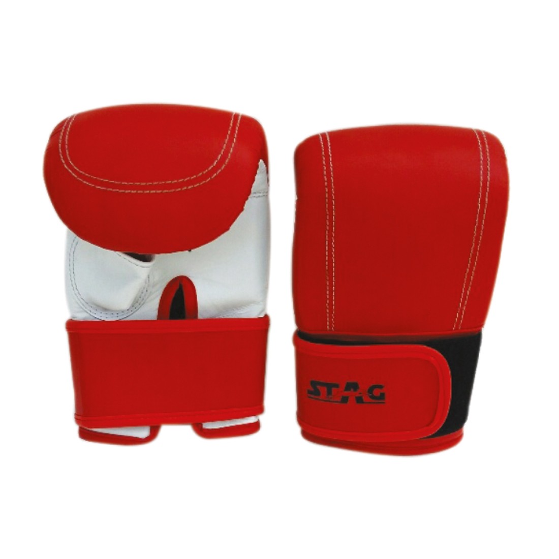 STAG PUNCHING GLOVES CUT THUMB 3 VELCRO SHEET PADDED STAG
