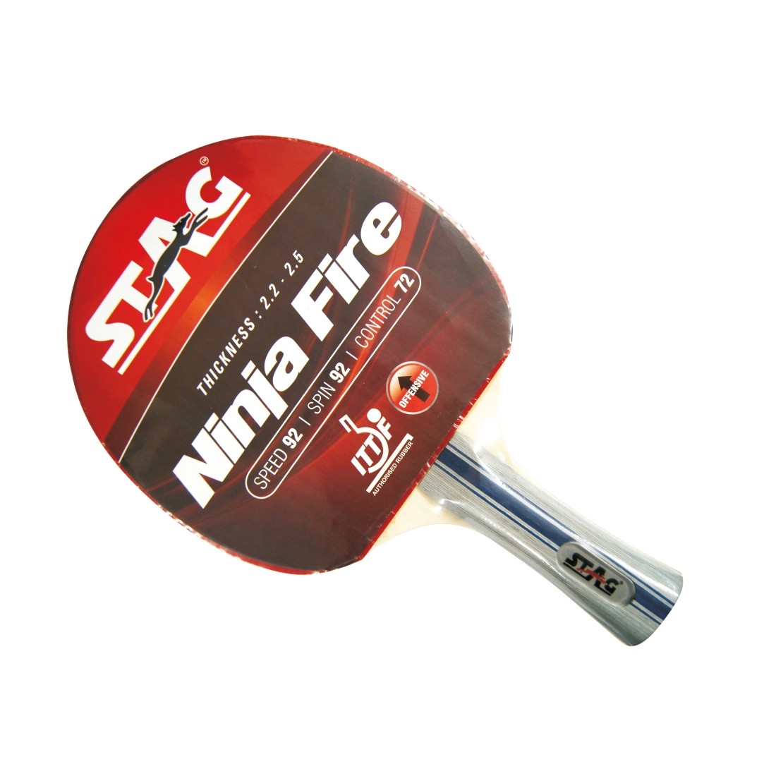 STAG TT RACKET NINJA FIRE ITTF APPROVED