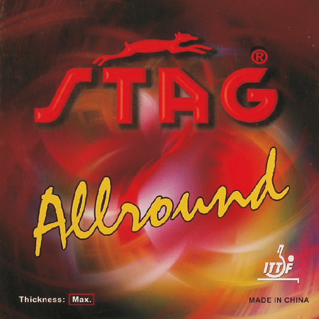 STAG ALL ROUND BLACK RUBBER ITTF AUTHORIZED