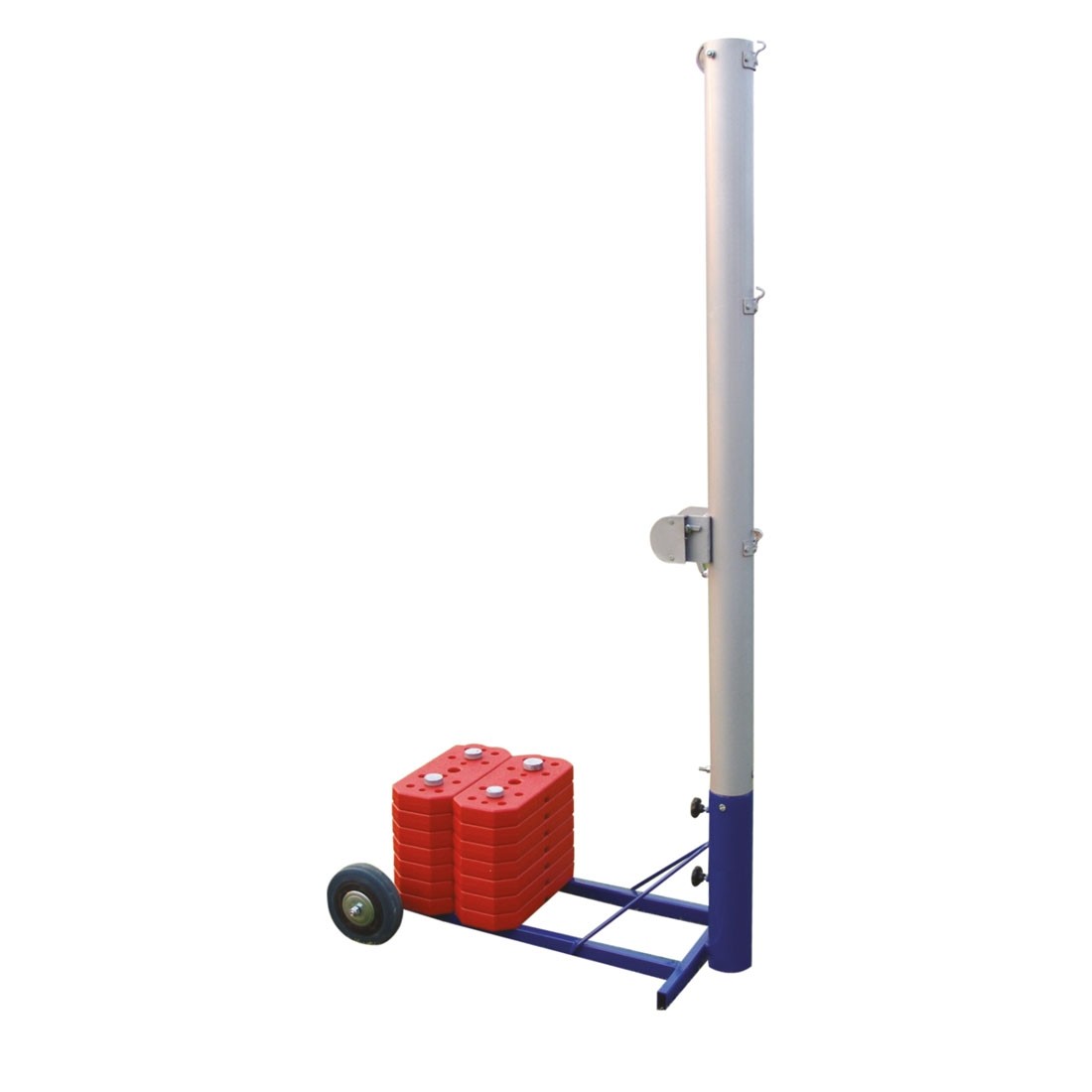 VOLLEYBALL POST PORTABLE ALLUMINIUM WITH 75KG WEIGHT