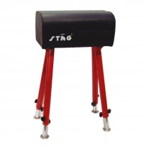STAG VAULTING BUCK HORSE  ADJUSTABLE HEIGHT 1.10 TO 1.50 MTR SYNTHETIC LEATHER