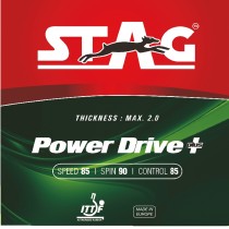 STAG POWER DRIVE PLUS  RED RUBBER ITTF AUTHORIZED