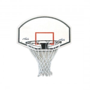 MINI BASKETBALL BOARD 80CM X 60CM X 6MM COMPLETE W/RING & NET