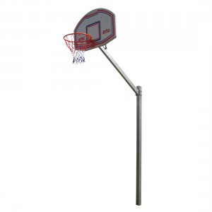 BASKETBALL SET W/ PVC BOARD 1.12MTR X 0.72MTR & GALVANIZED OUTDOOR POLE
