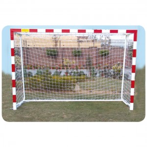 HANDBALL GOAL POST ALUMINUM WITH 40MM BACK SUPPORT