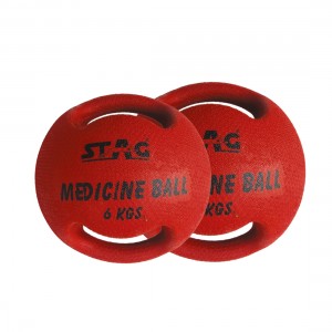 STAG MEDICINE DOUBLE HANDLE BALL RUBBER 6 KG